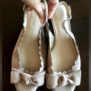 Essex Lane Taliah Slingback Flats - Sz. 6.5